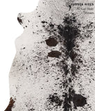 Salt and Pepper Brown Cowhide Rug #67714