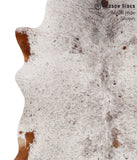 Salt and Pepper Brown Cowhide Rug #67719