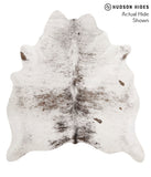 Salt and Pepper Brown Cowhide Rug #67720
