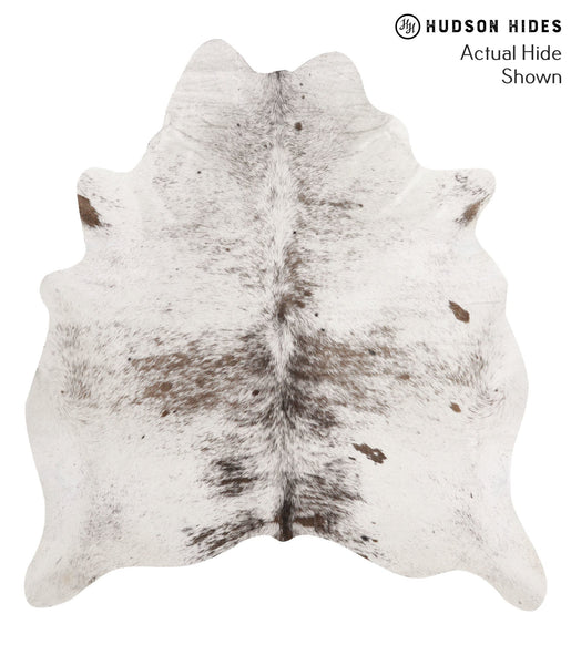 Salt and Pepper Brown Cowhide Rug #67720