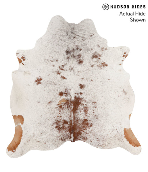 Salt and Pepper Brown Cowhide Rug #67721
