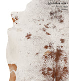 Salt and Pepper Brown Cowhide Rug #67721