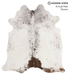 Salt and Pepper Brown Cowhide Rug #67731
