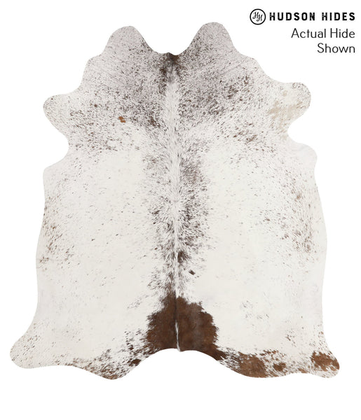 Salt and Pepper Brown Cowhide Rug #67731