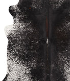 Salt and Pepper Black Cowhide Rug #67739