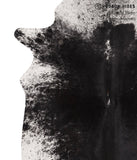 Salt and Pepper Black Cowhide Rug #67740