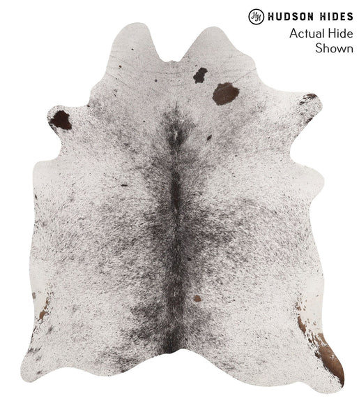 Salt and Pepper Black Cowhide Rug #67742