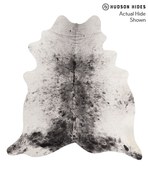 Salt and Pepper Black Cowhide Rug #67746