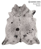 Salt and Pepper Black Cowhide Rug #67830