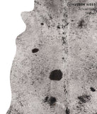 Salt and Pepper Black Cowhide Rug #67830
