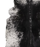 Salt and Pepper Black Cowhide Rug #67868