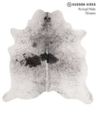 Salt and Pepper Black Cowhide Rug #67879