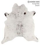 Salt and Pepper Black Cowhide Rug #67893