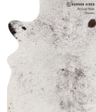 Salt and Pepper Black Cowhide Rug #67893