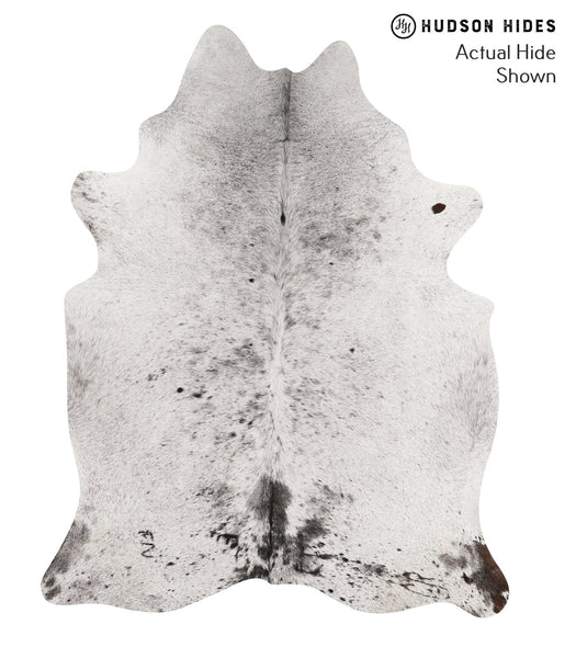 Salt and Pepper Black Cowhide Rug #67911