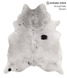Salt and Pepper Black Cowhide Rug #67973