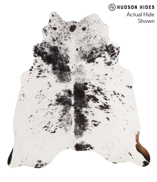 Salt and Pepper Black Cowhide Rug #67979