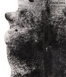 Salt and Pepper Black Cowhide Rug #67986