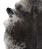 Salt and Pepper Black Cowhide Rug #68005