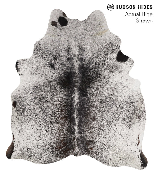 Salt and Pepper Black Cowhide Rug #68039