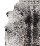 Salt and Pepper Black Cowhide Rug #68039