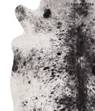 Salt and Pepper Black Cowhide Rug #68045
