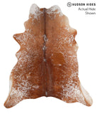 Salt and Pepper Brown Cowhide Rug #68063