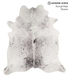 Salt and Pepper Black Cowhide Rug #68094