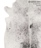 Salt and Pepper Black Cowhide Rug #68094