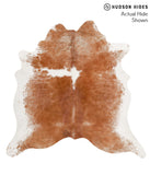 Brown and White Cowhide Rug #68190