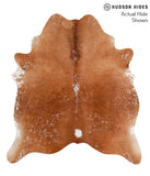 Salt and Pepper Brown Cowhide Rug #68226