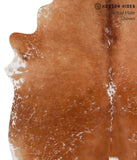 Salt and Pepper Brown Cowhide Rug #68226