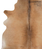 Brown with Red Cowhide Rug #68234