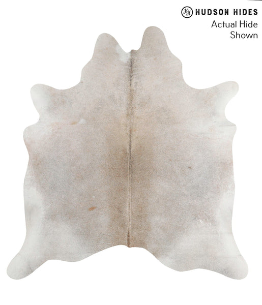 Grey with Beige Cowhide Rug #68282