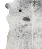 Salt and Pepper Black Cowhide Rug #68423