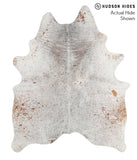 Salt and Pepper Brown Cowhide Rug #68469