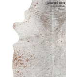Salt and Pepper Brown Cowhide Rug #68469