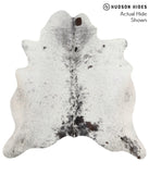 Salt and Pepper Black Cowhide Rug #68526