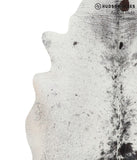 Salt and Pepper Black Cowhide Rug #68526