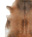 Brown with Red Cowhide Rug #68538