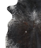 Salt and Pepper Black Cowhide Rug #68539