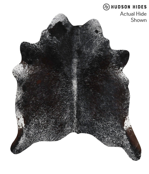 Salt and Pepper Black Cowhide Rug #68546