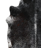 Salt and Pepper Black Cowhide Rug #68546