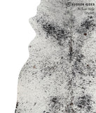 Salt and Pepper Black Cowhide Rug #68557