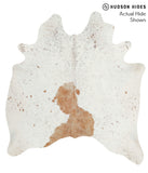 Salt and Pepper Brown Cowhide Rug #68594