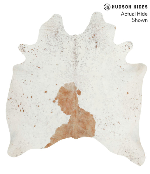 Salt and Pepper Brown Cowhide Rug #68594