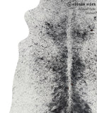 Salt and Pepper Black Cowhide Rug #68711