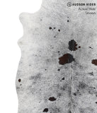 Salt and Pepper Black Cowhide Rug #68712