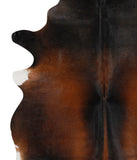 Brown with Red Cowhide Rug #68748