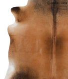 Brown with Red Cowhide Rug #68767